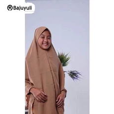 Gamis Polos Anak Syari Terbaru 2023