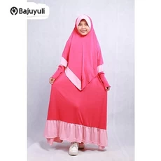 Baju Muslim Anak Putih Warna Hitam Anak Tanggung