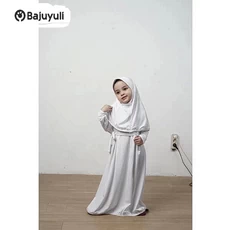 Baju Gamis Anak Syari Umur 10 Tahun