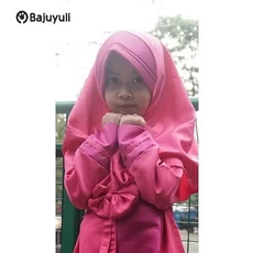 Gamis Anak Hijau Botol Ngaji Remaja