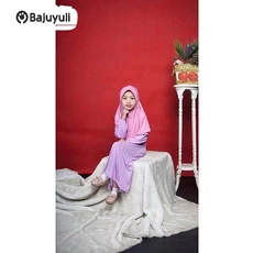 Gamis Monalisa Anak Seragam Umur 12 Tahun