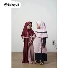 Gamis Anak Warna Navy Murah Terbaru