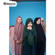 Gamis Polos Anak Syari Tanggung