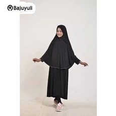 Gamis Jeans Anak Perempuan Niqab Terbaru 2023