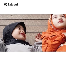 Gamis Anak Warna Navy Warna Hitam Tanggung