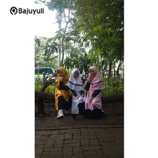 Jilbab Anak Syari Santri Umur 8 Tahun