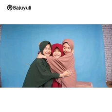 Gamis Anak Kombinasi Kotak Syari Umur 9 Tahun