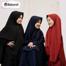 Gamis Susun Anak Niqab Umur 9 Tahun