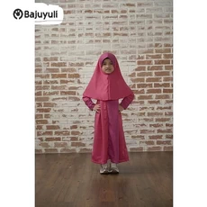 Jilbab Anak Syari Polos Umur 10 Tahun