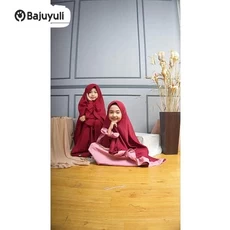 Gamis Anak Warna Hitam Warna Putih Grosir