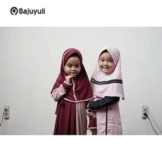 Gamis Hitam Anak Syari Grosir