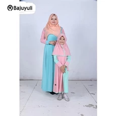 Gamis Anak Warna Navy SD Umur 5 Tahun