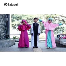 Gamis Anak Warna Putih Pesantren Umur 13 Tahun