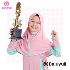 Gamis Hitam Anak MTS Umur 12 Tahun