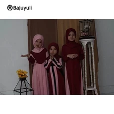 Gamis Anak Hijau Botol TPA Dropship