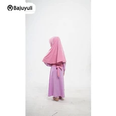 Gamis Anak Warna Hijau Botol Ngaji Terbaru