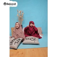 Gamis Anak Putih Santri Umur 8 Tahun