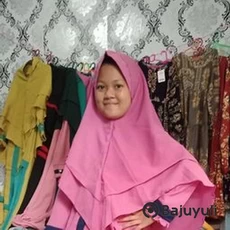 Gamis Anak Warna Hijau Botol Lebaran Reseller