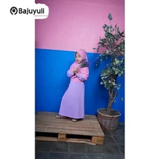 Gamis Jeans Anak Perempuan TPQ Umur 5 Tahun