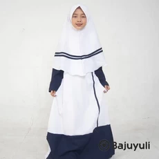 Gamis Anak Bahan Moscrepe TPA Tanggung