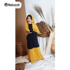 Gamis Jeans Anak Perempuan Polos ABG