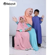 Gamis Anak Bahan Moscrepe MTS Ecer