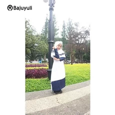 Gamis Jeans Anak Perempuan Lebaran Umur 5 Tahun