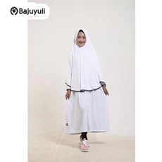 Gamis Anak Kombinasi 2 Warna Seragam Ecer