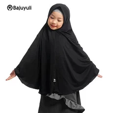 Gamis Anak Warna Hijau Botol SMP Dropship