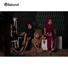 Gamis Anak Warna Hitam Syari ABG