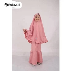 Gamis Jeans Anak Perempuan Pesantren Umur 5 Tahun