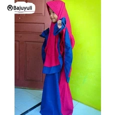 Gamis Anak Warna Hijau Botol Seragam Grosir