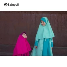 Gamis Anak Bahan Moscrepe Lebaran Tanggung