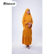 Gamis Anak Putih Niqab Grosir