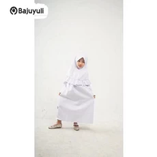 Jual Baju Muslim Anak Perempuan Lucu Pesantren Umur 6 Tahun