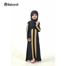 Gamis Anak Bahan Moscrepe Syari Terbaru 2023