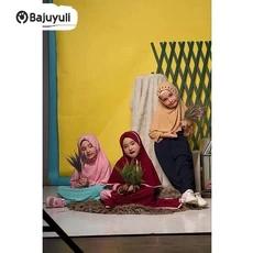 Jual Baju Muslim Anak Perempuan Lucu Pesantren Umur 12 Tahun