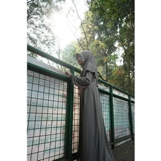 Gamis Anak Cherry Seragam Aruwais