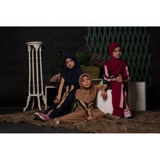 Gamis Anak Perempuan Bahan Katun Lebaran Grosir