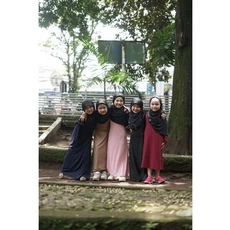 Gamis Anak Perempuan 9 Tahun Pakaian Muslim Anak Perempuan Seragam Ngaji