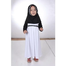 Gamis Balita 1 Tahun Pakaian Muslim Anak Perempuan Balita Paku Payung