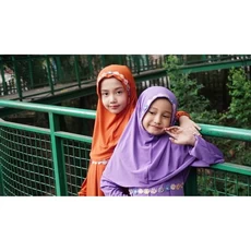 Gamis Murah Pakaian Muslim Anak Seragam Paku Payung