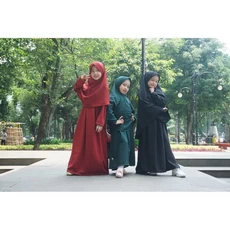 Gamis Anak Syari Polos Pesantren Promo