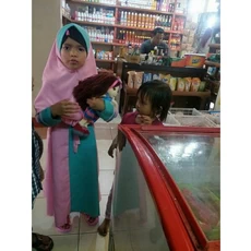 Overoll Gamis Anak Lucu ASDF