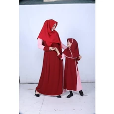 Gamis Anak Terbaru Kombinasi Polos Ngaji