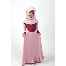 Gamis Syari Anak 11 Tahun Tanggung Cutetrik