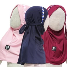 Jilbab Anak Bahan Jersey TPQ Terbaru