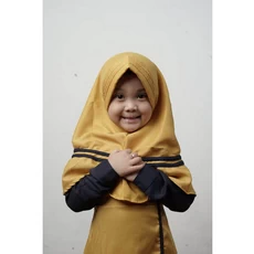 Model Gamis Polos Anak Perempuan Lucu ASDF