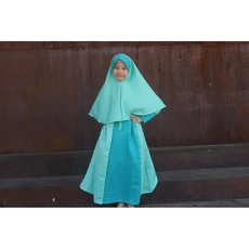 Paku Payung Gamis Anak Lebaran Gratis Ongkir