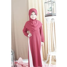 Gamis Anak Ungu TPQ Aruwais